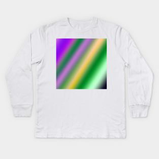 BLUE GREEN PURPLE ABSTRACT TEXTURE PATTERN BACKGROUND Kids Long Sleeve T-Shirt